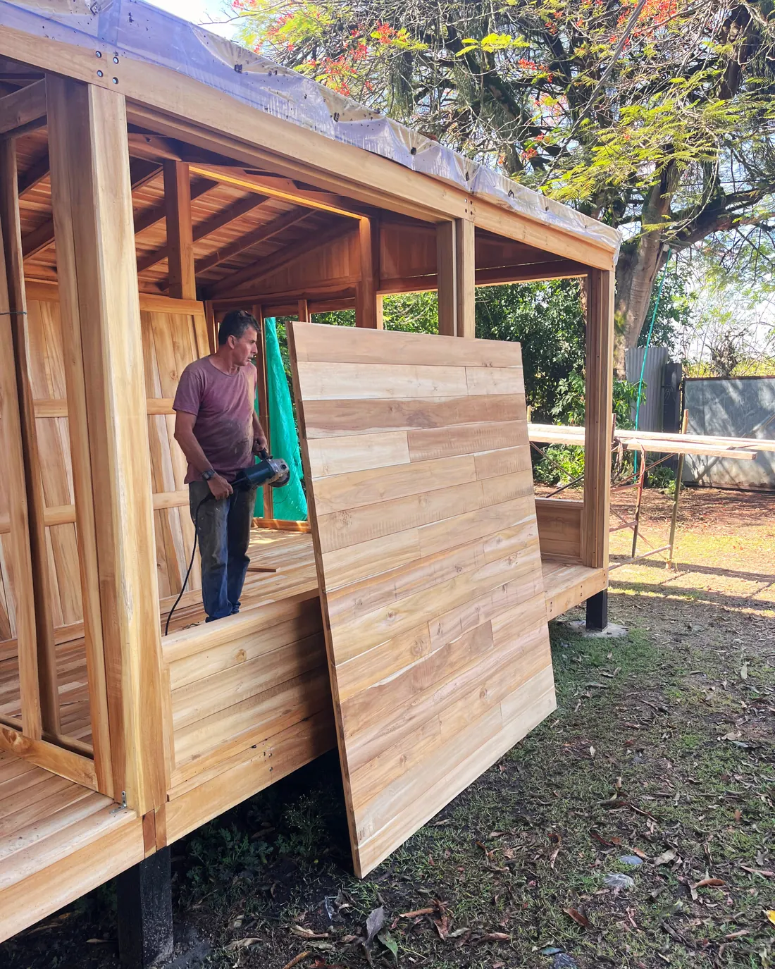 Fabricación de módulos en madera